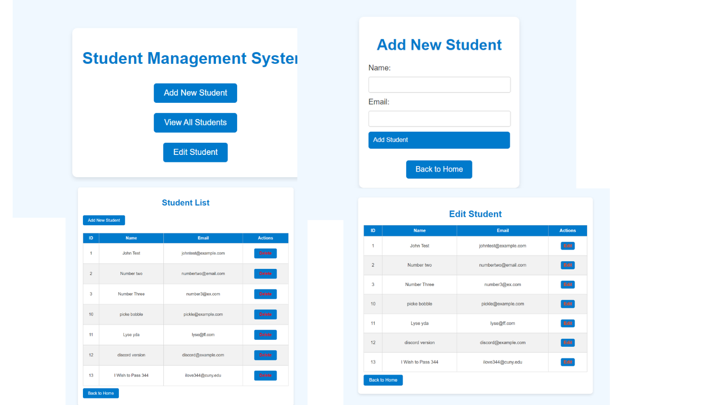 Student-Management-Systems